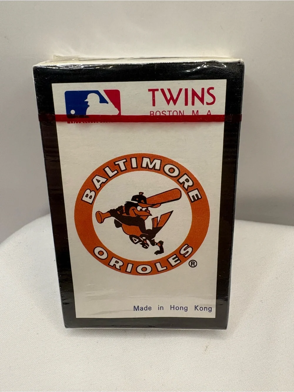 Vintage Baltimore Orioles Made In Hong Kong Playing Cards-Sealed